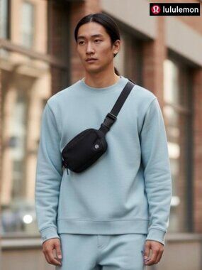 LULULEMON Everywhere Belt Bag – Black 1L, Extended Strap, NWT